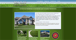 Desktop Screenshot of jimhaylawncare.com